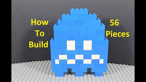 How To Build Lego Pac Man Blue Ghost Youtube