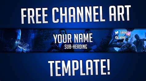 Gaming youtube banner maker for gaming hardware. Free Gaming Channel Art//Banner Template By Ryzeus ...