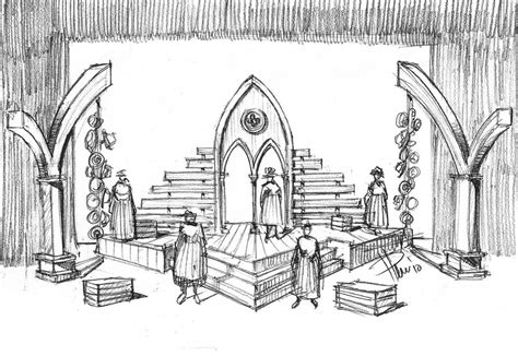 Sketches By Harlan D Penn Scenic Designer At Scenic