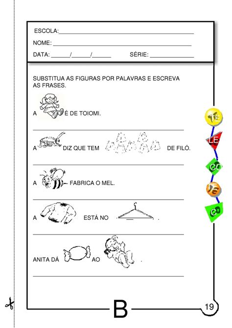 Jornal R 7ª Atividades Com A Letra B Atividades Com Alfabeto