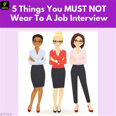 What Not To Wear To A Job Interview