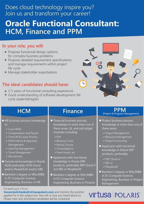 Browse > home / sample resumes / accounting and oracle financial resume sample the sample below is for a accounting and oracle financial resume. Oracle Functional Consultant - HCM, Finance & PPM at ...