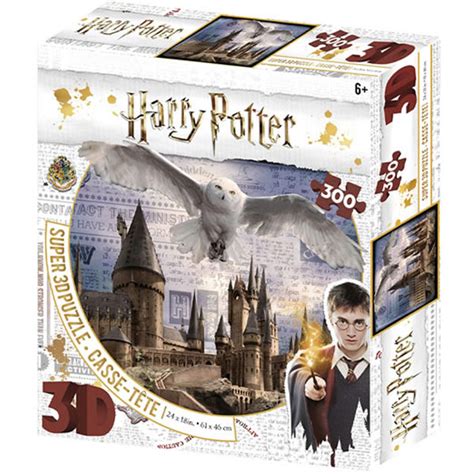 Harry Potter 3d Puzzle Bradavice A Hedvika 300 Dílků