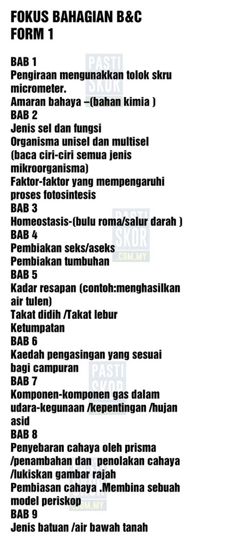 SOALAN RAMALAN SAINS PT3 2019  PT3 EXAM TIPS 2020  Pasti Skor