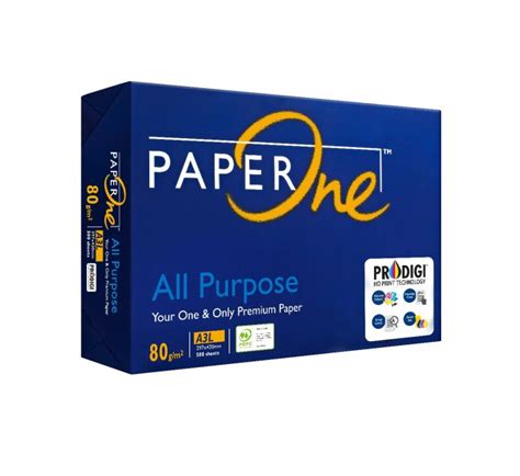 Paperone All Purpose Printing Photo Copy Paper A3 80gsm White 500