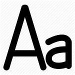 Alphabet Icon Aa Icons Font Words Write