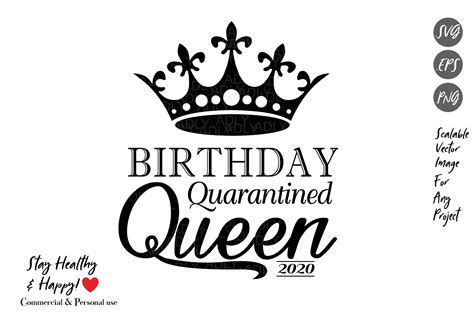 Silhouette Birthday Queen Svg | Download Free and Premium SVG Cut Files