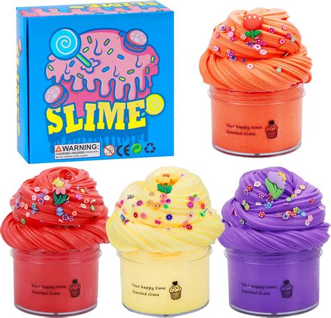 Uscan Cloud Slime Butter Slime Kit Fluffy Slime For Kids Slime Pack Of