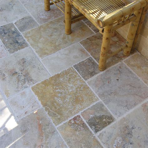 Country Classic French Pattern Travertine Tile Lw Stone