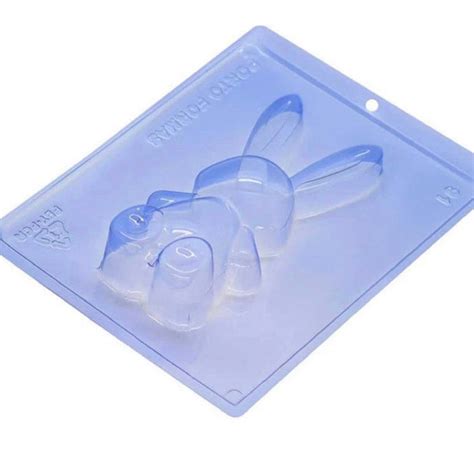 Easter Bunny 3d Chocolate Mold 3 Part Easter Bunny Chocolate Etsy