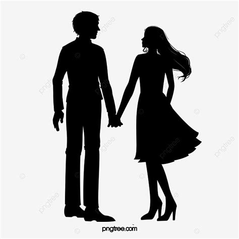 Use these free couple holding hands silhouette png #96596 for your personal projects or designs. Hand Drawn Black Valentines Day Holding Hands Silhouette ...