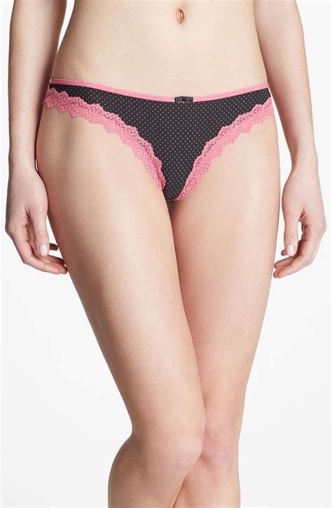 Honeydew Intimates Emily Lace Trim Thong Nordstrom