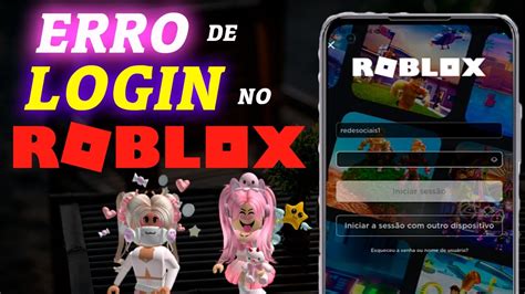 Como Corrigir Erro De Login No Roblox Rede Sociais Youtube