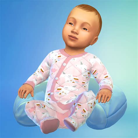 Quilted Onesie For Infants The Sims 4 Create A Sim Curseforge