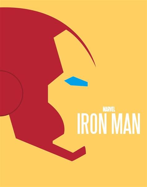 Iron Man Minimalist Movie Posters By Adam Thompson Via Behance