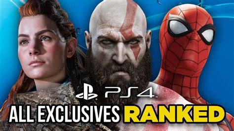 Ranking Every Ps4 Exclusive From Worst To Best Youtube