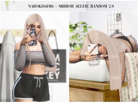 Random Mirror Selfie 20 By Narokissims Sims 4 Couple Poses Sims 4