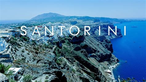 Santorini A Paradise In Greek Islands Youtube