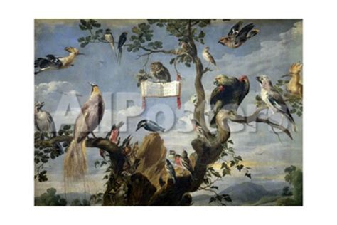 Concert Of The Birds 1629 1630 Flemish School Giclee Print By Frans