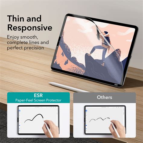 Esr Paper Feel Screen Protector For Ipad Pro Series 2022202120202018
