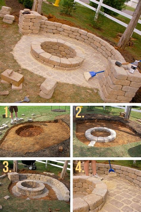 Building an outdoor stone fireplace is a great way to utilize your personal space during the cold winter months. Easy and Functional DIY Firepit Ideas to Make Your ...