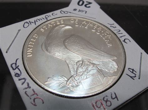 1984 Olympic Silver Dollar Coin Los Angeles