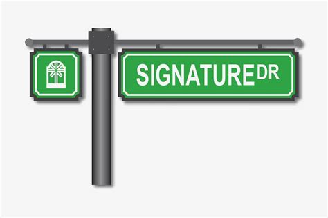 Signature Street Signs Decorative Street Signs Traffic And Stop Signs