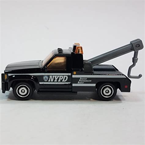 Matchbox Limited New York Black Nypd Police 1987 Gmc Wrecker Tow Truck