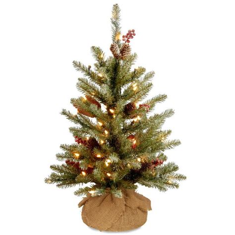 National Tree Company 3 Ft Battery Operated Dunhill Fir Artificial