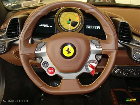 2010 Ferrari 458 Italia Cioccolato Steering Wheel Photo 60780038
