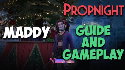 Propnight New Killer Maddy Killer Guide And Gameplay Youtube