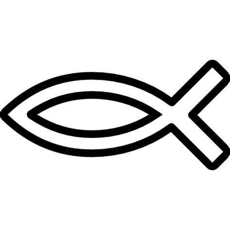 Religious Fish Signs Catholic Christian Christianity Religion Icon