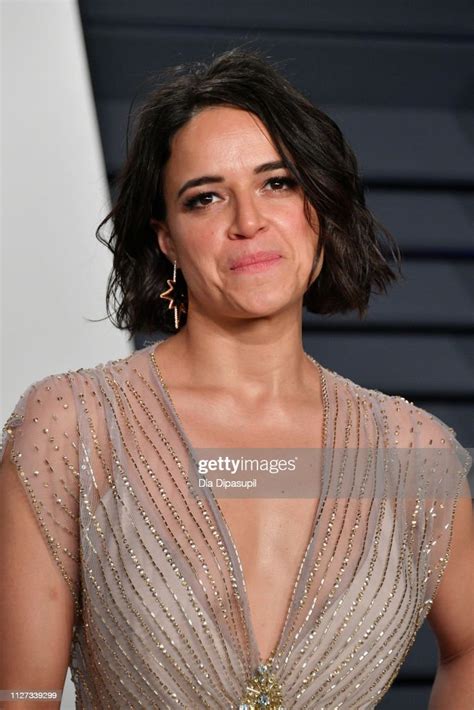 Michelle Rodriguez Attends The 2019 Vanity Fair Oscar Party Hosted By