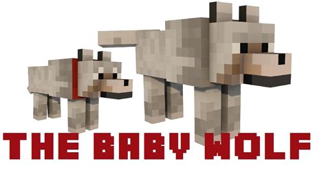 Minecraft The Baby Wolf Youtube