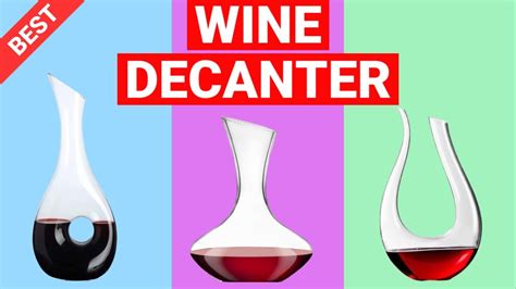Wine Decanter 🍷 Top 5 Best Wine Decanters 2021⏰ Youtube