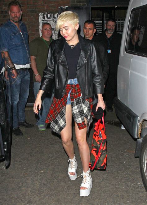 Miley Cyrus Out In London May 2014 • Celebmafia