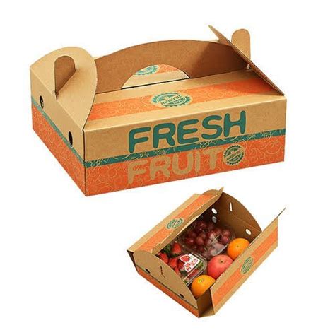 Brown Fruit Packaging Printed Corrugated Box At Best Price In Rajkot