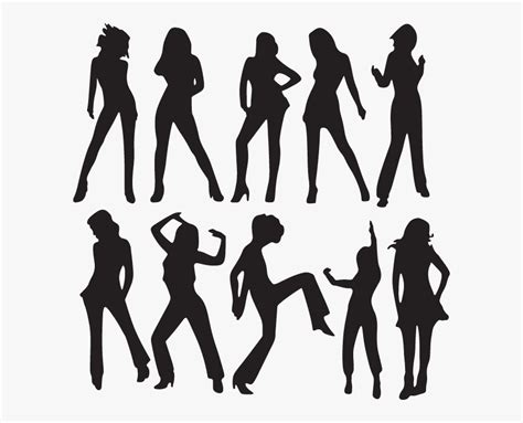 Women Silhouette Clip Art Free Transparent Clipart Clipartkey