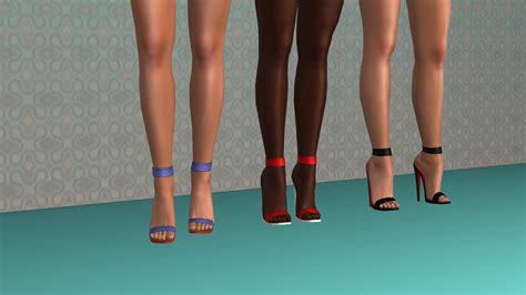 Sims 3 Rhinestone Sandals Impossible Heels Edit Downloads The