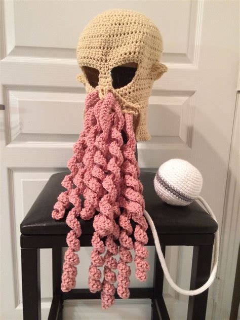 Adultsize Crocheted Doctor Who Ood Hat By Bobuta On Etsy Doctor Who