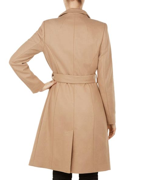 Camel ted baker coats are generally seen in casual style. Ted Baker Sandra Belted Wrap Coat in Camel (Natural) - Lyst