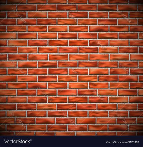 Red Brick Wall Royalty Free Vector Image Vectorstock