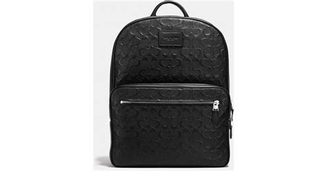 Coach Hudson Backpack In Signature Crossgrain Leather In Silverblack