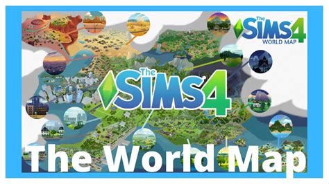The Sims 4 Fan Made World Map Youtube