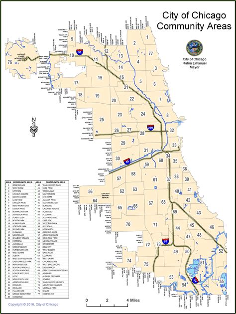 Chicago Community Areas Map