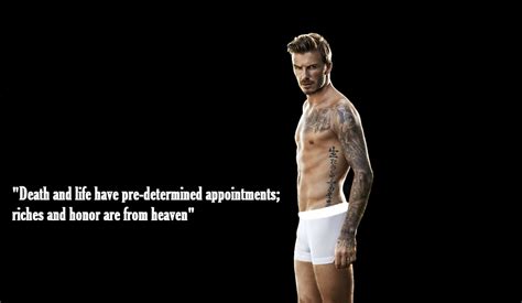 David Beckham Chinese Tattoo