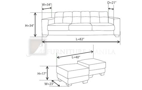 2 Seater Couch Dimensions