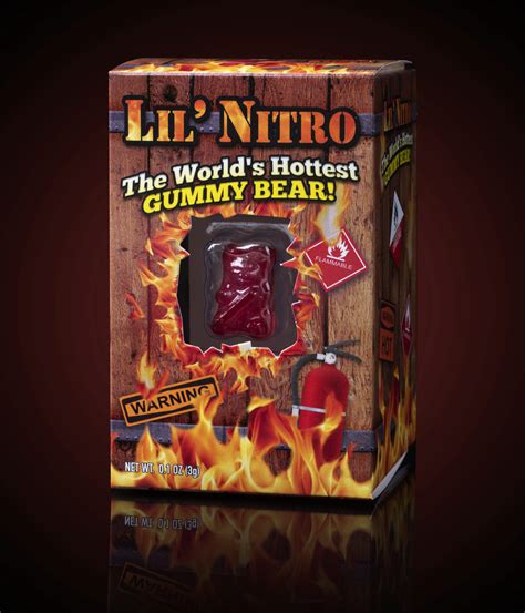 Lil Nitro Gummy Bear A Little Gummy Bear With Insanely Explosive Heat