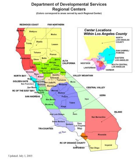 Map Of Regional Centers In California Download Scientific Diagram