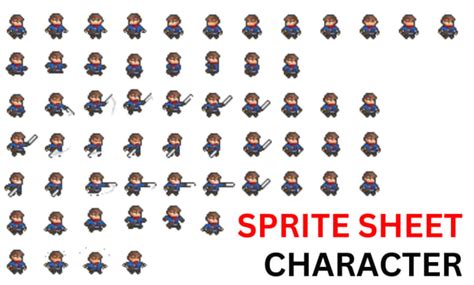 Create 2d Game Assets 2d Sprite Sheet Character For Games Pixelart For You By Ultimate2d Fiverr